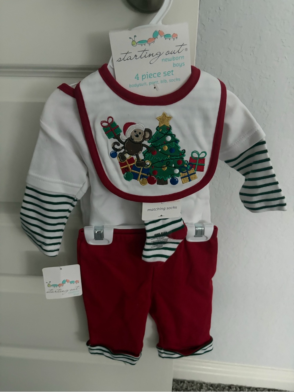 Baby Boy Christmas Outfit-

3 months 

All items I sell come from